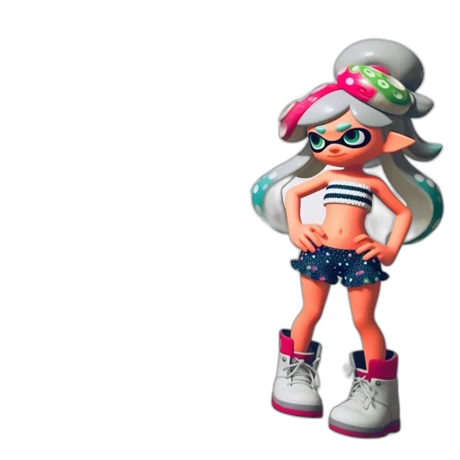 dress, weapon, mask, jacket, 3d render, concept art, vaporwave, pixel art transparent PNG cut-out