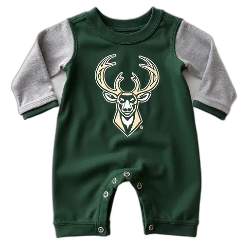 newborn, milwaukee, bucks, green, black, gray, three, piece transparent PNG cut-out