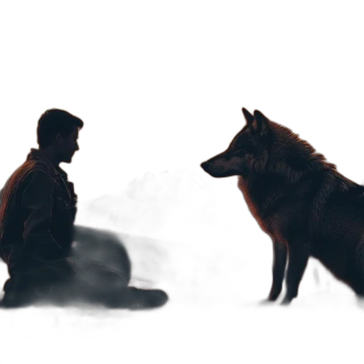animal, creature, jacket, concept art, photorealistic, 3d render, pixel art, fog transparent PNG cut-out