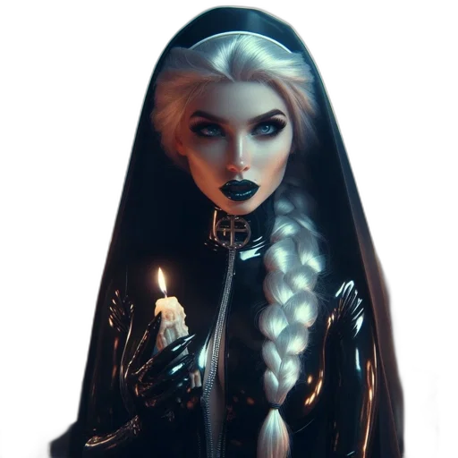 crown, jewelry, staff, jacket, fantasy art, concept art, comic book art, cyberpunk transparent PNG cut-out