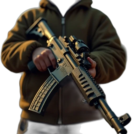weapon, jacket, staff, animal transparent PNG cut-out