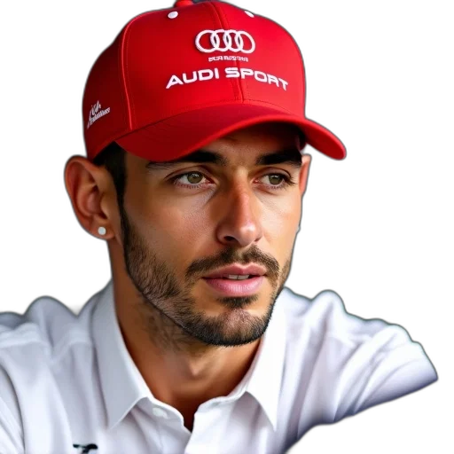 hat, face, car, photorealistic, man, wearing, red, cap transparent PNG cut-out