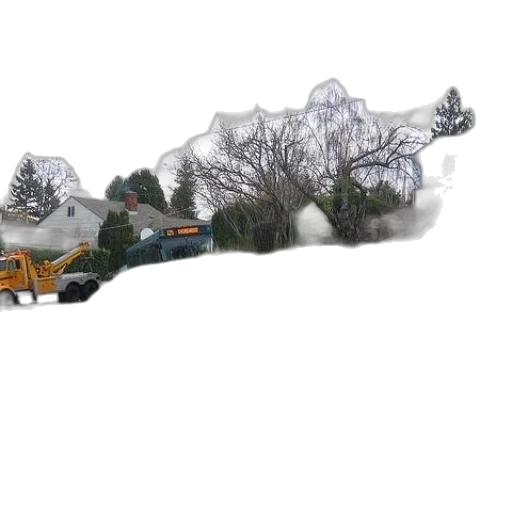 car, tree, concept art, photorealistic, 3d render, watercolor, snow, fog transparent PNG cut-out