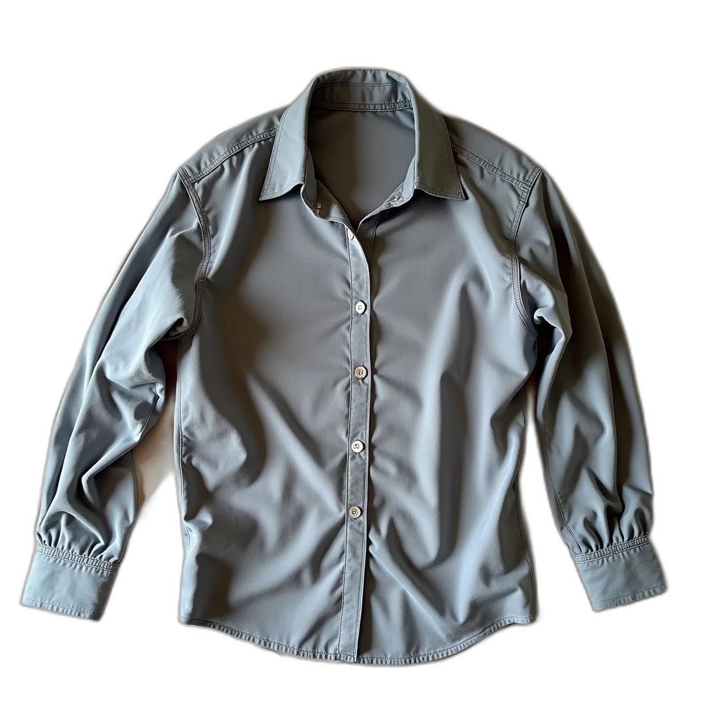 jacket, staff, 3d render, monochrome, earth tones, plain, grey, shirt transparent PNG cut-out