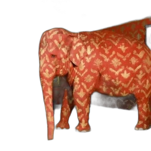 animal, furniture, 3d render, photorealistic, concept art, red, surreal, scene transparent PNG cut-out