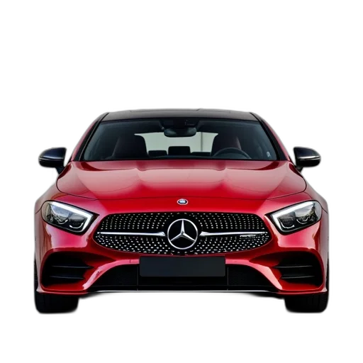 car, 3d render, photorealistic, front transparent PNG cut-out