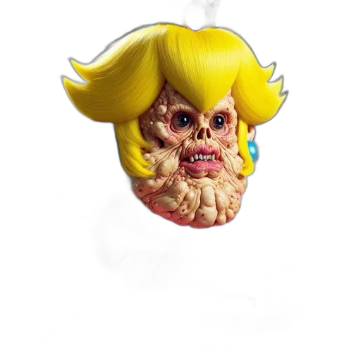 mask, face, creature, hair, 3d render, concept art, photorealistic, pixel art transparent PNG cut-out