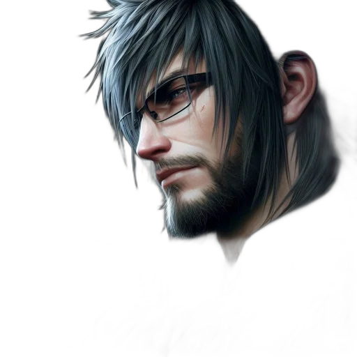 face, hair, staff, dragon, fantasy art, photorealistic, concept art, 3d render transparent PNG cut-out