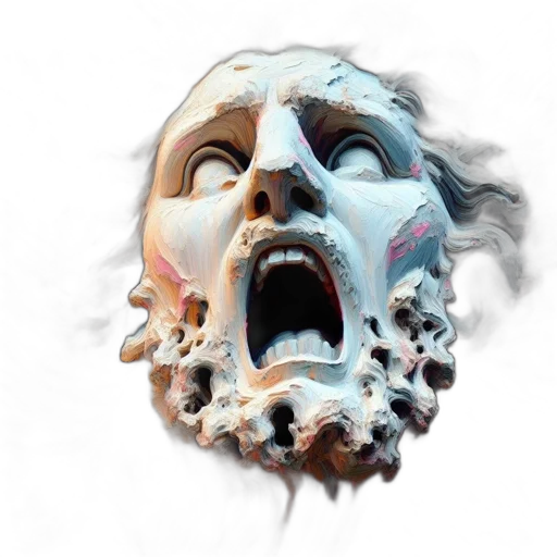 mask, face, creature, 3d render, concept art, photorealistic, fantasy art, emotive transparent PNG cut-out
