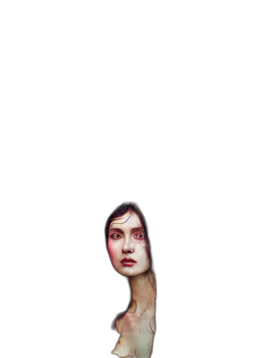 face, dress, mask, hair transparent PNG cut-out