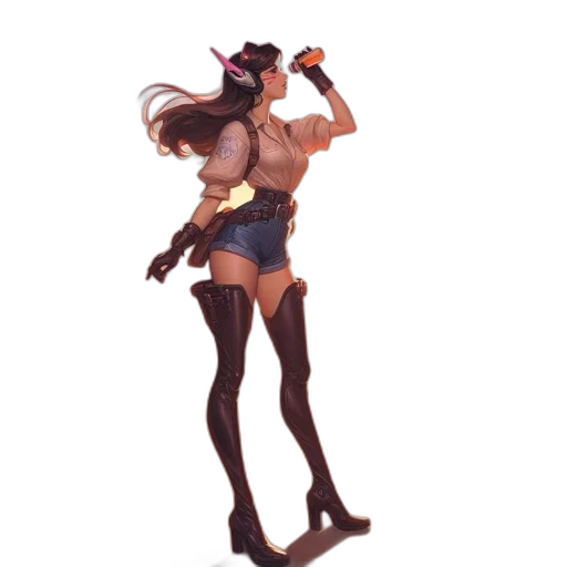 staff, dress, weapon, concept art, fantasy art, pixel art, 3d render, dark transparent PNG cut-out