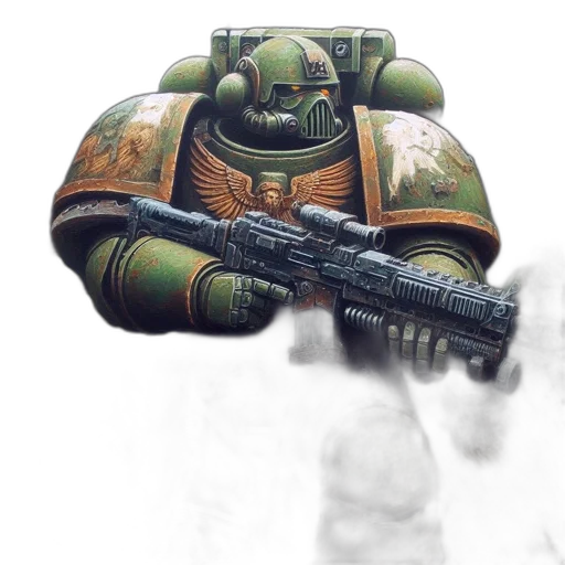 robot, weapon, mask, face, concept art, photorealistic, fantasy art, watercolor transparent PNG cut-out