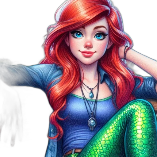 fantasy art, concept art, cartoon, photorealistic, image, features, young, woman transparent PNG cut-out