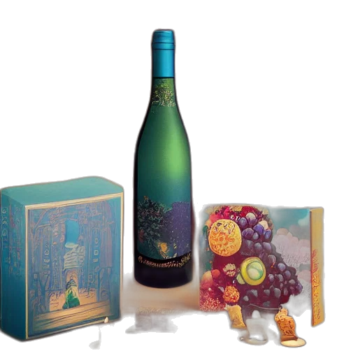 family, enjoying, wine, mooncake, together, very, detailed, bottle transparent PNG cut-out