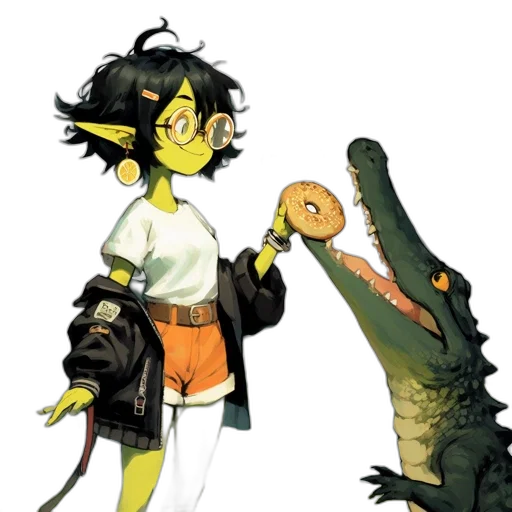 dragon, staff, creature, weapon, concept art, fantasy art, comic book art, pixel art transparent PNG cut-out