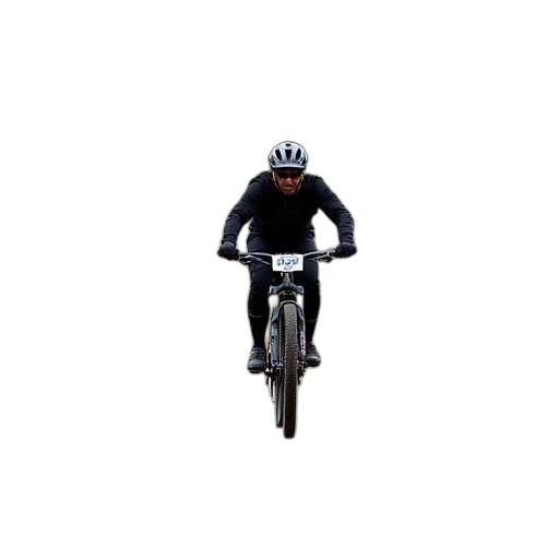 animal, creature, jacket, person, riding, mountain, bike, trail transparent PNG cut-out
