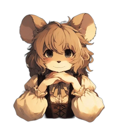 staff, mask, animal, face, pixel art, anime, concept art, cartoon transparent PNG cut-out