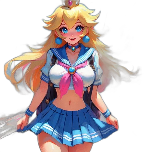dress, pixel art, anime, concept art, 3d render, blue, colorful, neon transparent PNG cut-out