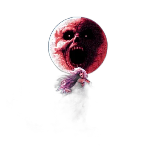 creature, mask, face, staff, concept art, 3d render, watercolor, comic book art transparent PNG cut-out