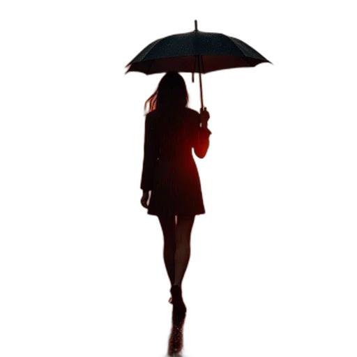 umbrella, dress, staff, jacket transparent PNG cut-out