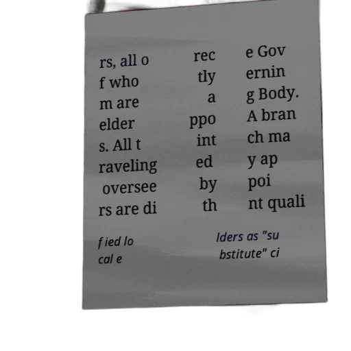 dress, text-based, image, discussing, role, elders, governing, body transparent PNG cut-out