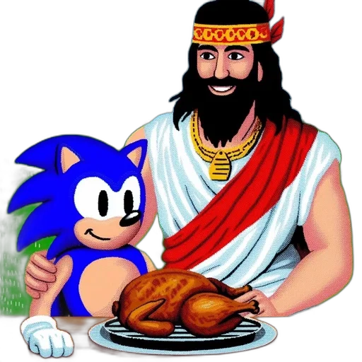 food, animal, pixel art, concept art, cartoon, 3d render, sonic, hedgehog transparent PNG cut-out