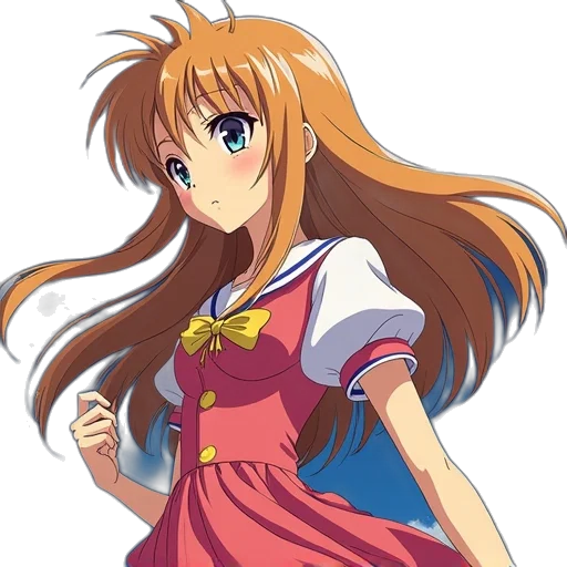 dress, staff, anime, cartoon, pixel art, photorealistic, aten, aeia transparent PNG cut-out