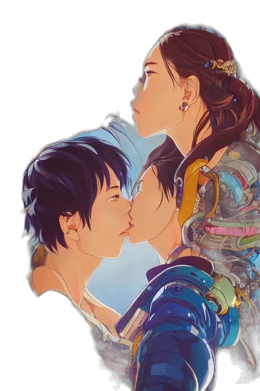 anime, watercolor, concept art, pixel art transparent PNG cut-out