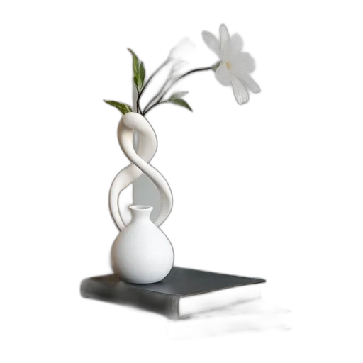 flower, jewelry, furniture, crown, 3d render, photorealistic, concept art, white transparent PNG cut-out