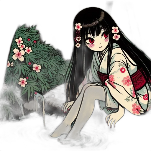creature, pixel art, anime, fantasy art, concept art, snow, forest, rain transparent PNG cut-out