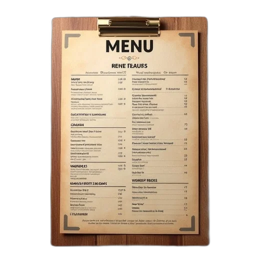 food, restaurant, menu, template transparent PNG cut-out
