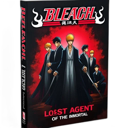 concept art, cover, book, bleach, lost, agent, detailed, illustration transparent PNG cut-out