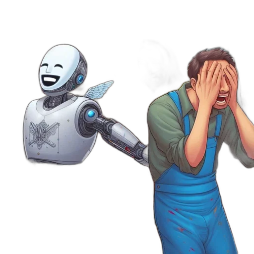 robot, mask, face, concept art, pixel art, comic book art, vaporwave, art transparent PNG cut-out