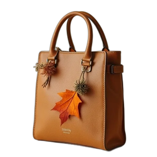 photorealistic, earth tones, bag, zip, has, words, seasons, hanging transparent PNG cut-out