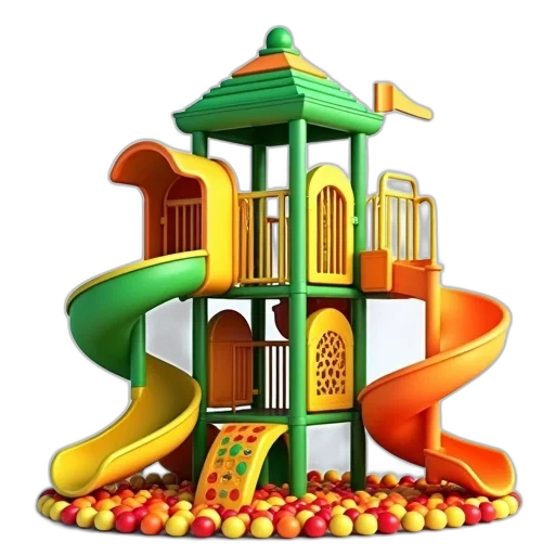 crown, furniture, 3d render, concept art, photorealistic, pixel art, colorful, playground transparent PNG cut-out