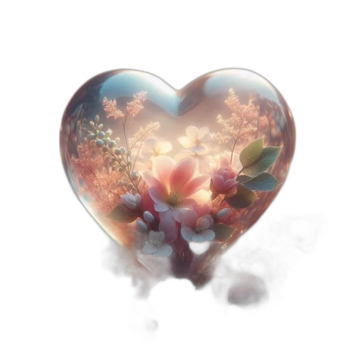 flower, jewelry, crown, photorealistic, concept art, fantasy art, 3d render, pastel transparent PNG cut-out