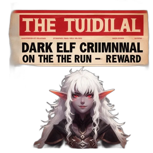 concept art, fantasy art, outdated, newspaper, article, details, criminal, case transparent PNG cut-out