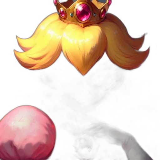 crown, staff, mask, hair, concept art, fantasy art, pixel art, 3d render transparent PNG cut-out