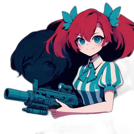 weapon, animal, staff, dress, anime, pixel art, concept art, cartoon transparent PNG cut-out
