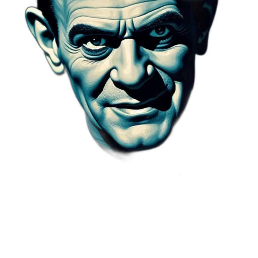 face, mask, creature, staff, comic book art, concept art, cartoon, 3d render transparent PNG cut-out
