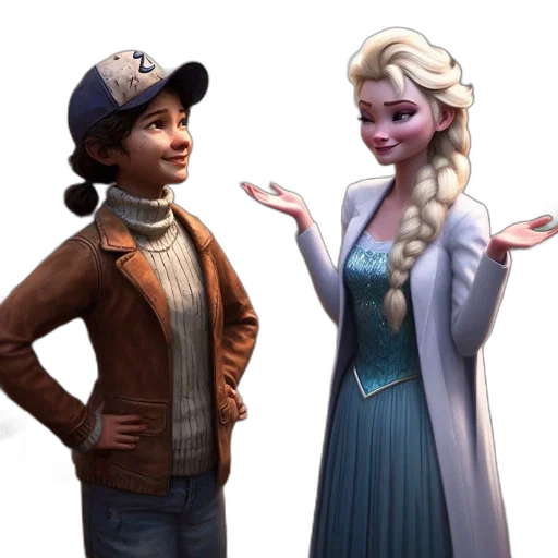 staff, concept art, 3d render, fantasy art, cartoon, snow, crowded, market transparent PNG cut-out