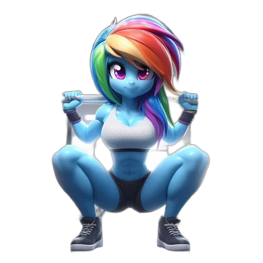 robot, staff, concept art, pixel art, vaporwave, cartoon, blue, female transparent PNG cut-out