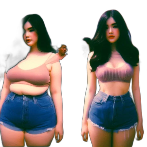 dress, 3d render, vaporwave, concept art, fantasy art, pastel, earth tones, neon transparent PNG cut-out