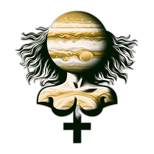 crown, hair, jewelry, sword, vaporwave, fantasy art, pixel art, outer space transparent PNG cut-out