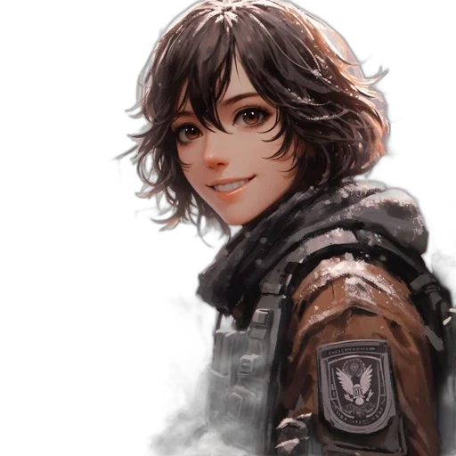 jacket, face, dragon, weapon, fantasy art, concept art, photorealistic, watercolor transparent PNG cut-out