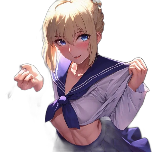 staff, dress, sword, weapon, anime, pixel art, fantasy art, concept art transparent PNG cut-out