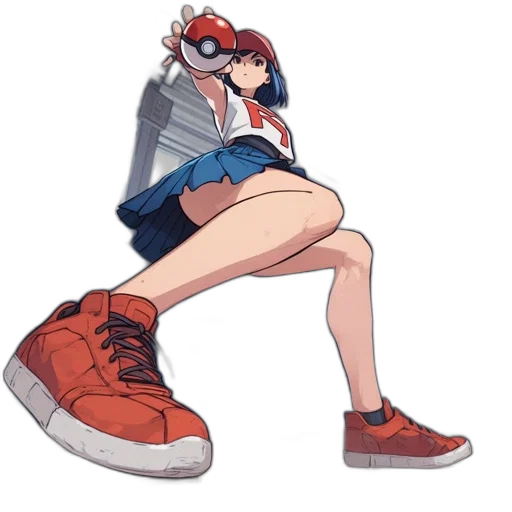 jacket, shoes, creature, dress, concept art, pixel art, anime, cartoon transparent PNG cut-out
