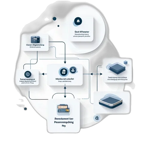 architecture, diagram, integration, process transparent PNG cut-out