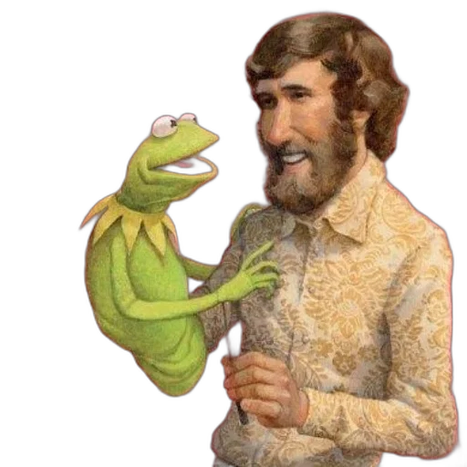 animal, jacket, book, cover, man, green, puppet, titled transparent PNG cut-out