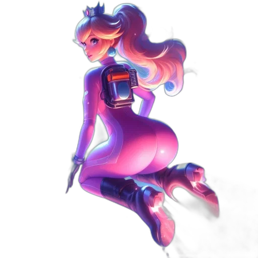 dress, robot, crown, staff, concept art, fantasy art, pixel art, 3d render transparent PNG cut-out